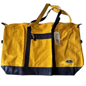 NWT Samsonite Designer Collection Yacht Tote Yellow/Navy. Unisex.